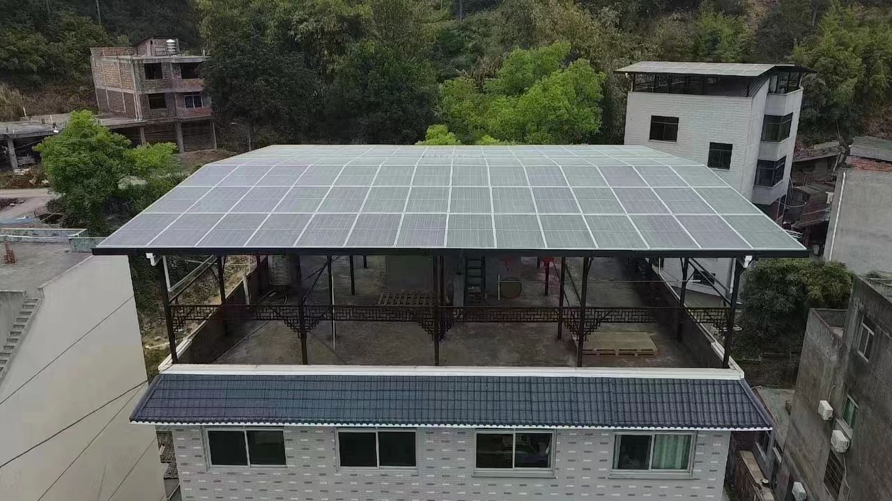 保定15kw+10kwh自建别墅家庭光伏储能系统